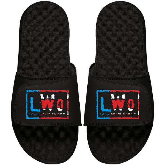 Men's ISlide Black LWO Puerto Rican Flag Slide Sandals