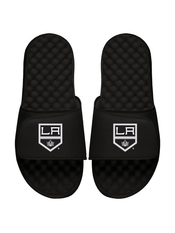 Men's ISlide Black Los Angeles Kings Primary Logo Slide Sandals