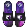 thumbnail image 1 of Men's ISlide  Black Memphis Grizzlies Galaxy Gel Slide Sandals, 1 of 1