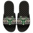 thumbnail image 1 of Men's ISlide Black Milwaukee Bucks Ugly Sweater Slide Sandals, 1 of 1
