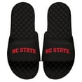 thumbnail image 1 of Men's ISlide Black NC State Wolfpack Wordmark Slide Sandals, 1 of 1