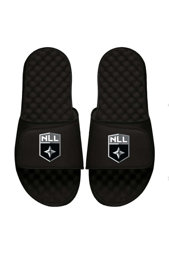 Men's ISlide Black NLL Primary Logo Slide Sandals
