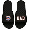 thumbnail image 1 of Men's ISlide Black New York Mets Dad Slide Sandals, 1 of 1