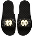 thumbnail image 1 of Men's ISlide Black Notre Dame Fighting Irish Chalk Court Slide Sandals, 1 of 1
