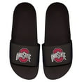 thumbnail image 1 of Men's ISlide Black Ohio State Buckeyes Primary Logo Motto Slide Sandals, 1 of 1