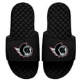 thumbnail image 1 of Men's ISlide Black Ottawa Senators Ice Clipping Mask Slide Sandals, 1 of 1