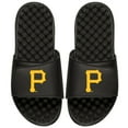 thumbnail image 1 of Men's ISlide Black Pittsburgh Pirates Primary Logo Slide Sandals, 1 of 1
