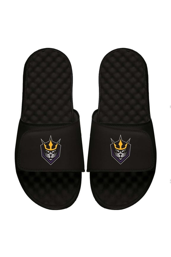 Men's ISlide Black San Diego Seals Primary Logo Slide Sandals