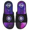 thumbnail image 1 of Men's ISlide  Black Seattle Mariners Galaxy Gel Slide Sandals, 1 of 1