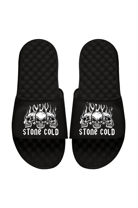 Men's ISlide Black "Stone Cold" Steve Austin Slide Sandals