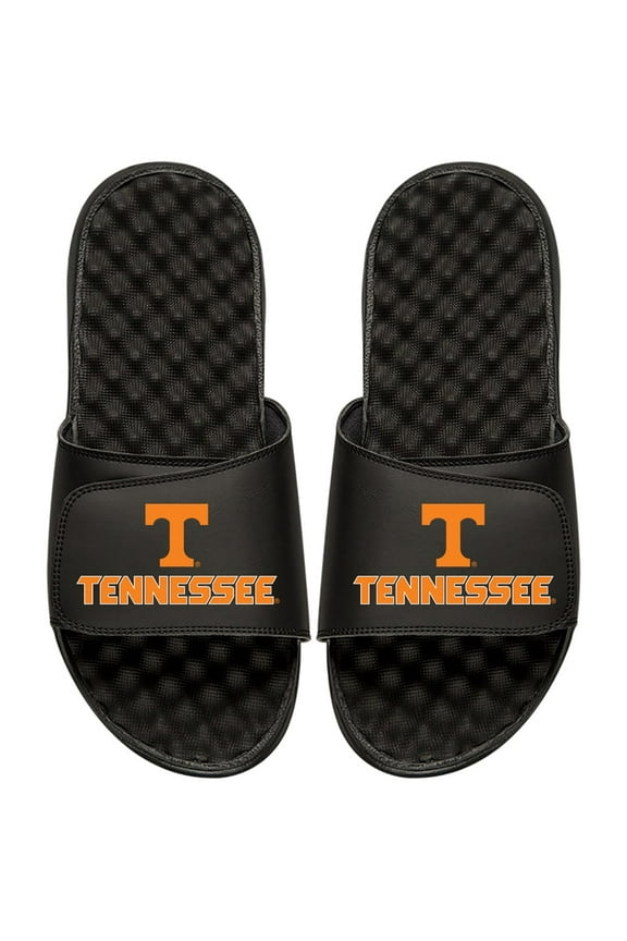 Men's ISlide Black Tennessee Volunteers Wordmark Logo Slide Sandals
