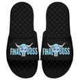 thumbnail image 1 of Men's ISlide Black The Rock Slogan Slide Sandals, 1 of 1