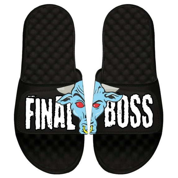 Men's ISlide Black The Rock Split Slide Sandals