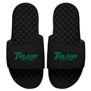 Men's ISlide Black Tulane Green Wave Alternate Slide Sandals