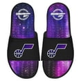 thumbnail image 1 of Men's ISlide  Black Utah Jazz Galaxy Gel Slide Sandals, 1 of 1