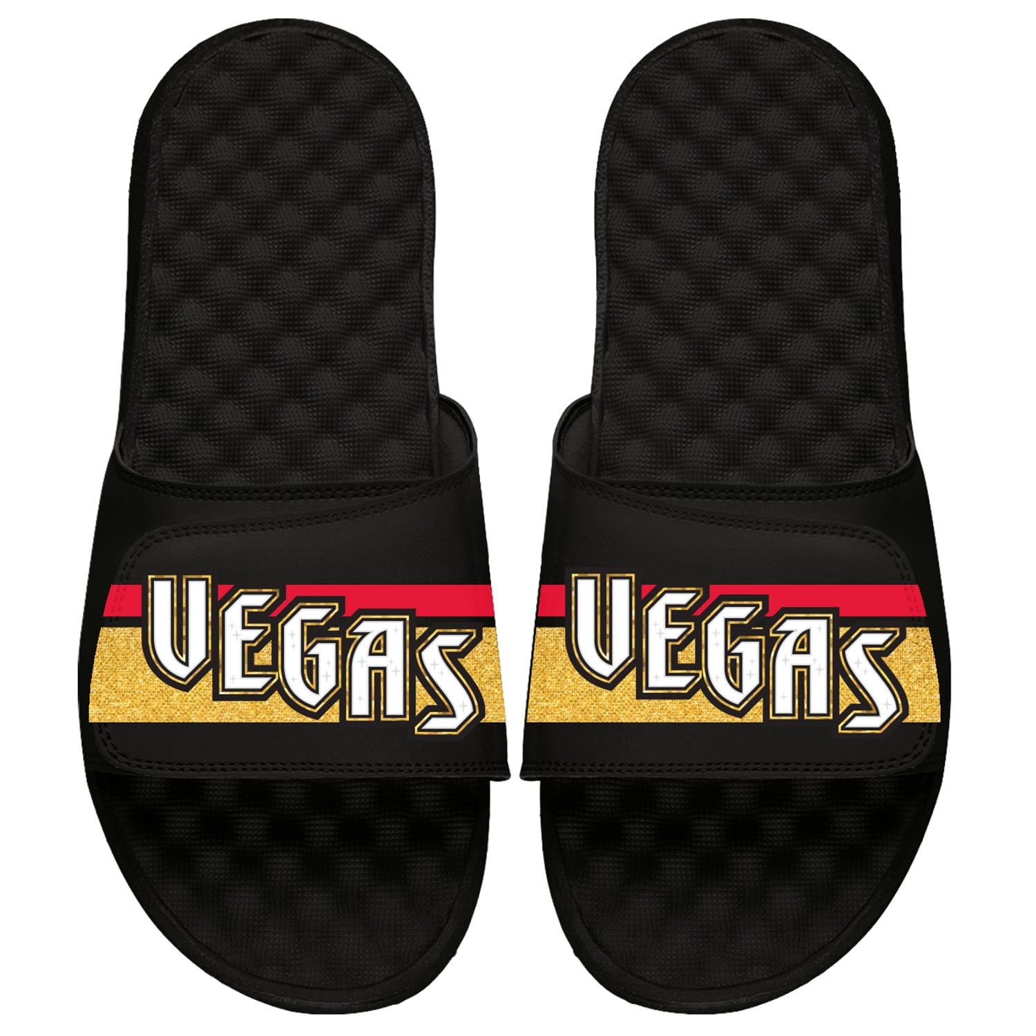 Sovereign Nation Black and White Men's Slide Sandals