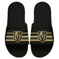 thumbnail image 1 of Men's ISlide Black Vegas Golden Knights Stripe Logo Slide Sandals, 1 of 1
