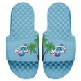 thumbnail image 1 of Men's ISlide Blue Miami Heat Local City Patch Design Slide Sandals, 1 of 1