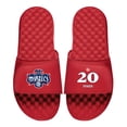 thumbnail image 1 of Men's ISlide Brittney Sykes Red Washington Mystics Logo Split Slide Sandals, 1 of 1