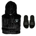 thumbnail image 1 of Men's ISlide Brooklyn Nets Dad Robe & Slide Sandals Bundle, 1 of 1