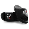 thumbnail image 1 of Men's ISlide CM Punk Stacked Logo Motive Slide Sandals, 1 of 5