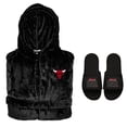 thumbnail image 1 of Men's ISlide Chicago Bulls Dad Robe & Slide Sandals Bundle, 1 of 1