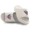 thumbnail image 1 of Men's ISlide Cody Rhodes American Skull Motive Slide Sandals, 1 of 5