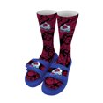 thumbnail image 1 of Men's  ISlide Colorado Avalanche Distressed Socks & Slide Sandals Bundle, 1 of 1