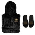 thumbnail image 1 of Men's ISlide Denver Nuggets Dad Robe & Slide Sandals Bundle, 1 of 1