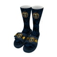 thumbnail image 1 of Men's ISlide Denver Nuggets Distressed Socks & Slide Sandals Bundle, 1 of 1