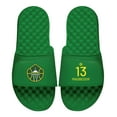 thumbnail image 1 of Men's ISlide Ezi Magbegor Kelly Green Seattle Storm Logo Split Slide Sandals, 1 of 1