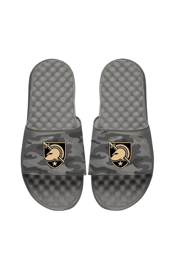 Men's ISlide Gray Army Black Knights Camo Slide Sandals