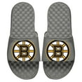 thumbnail image 1 of Men's ISlide Gray Boston Bruins Blown Up Logo Slide Sandals, 1 of 1