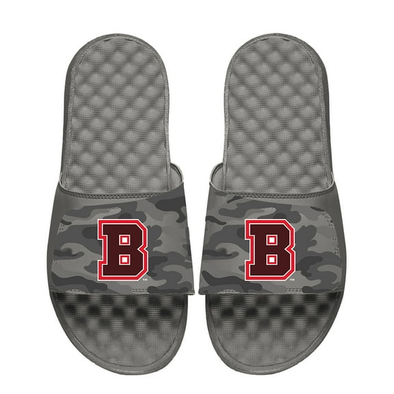 Men's ISlide Gray Brown Bears Camo Slide Sandals