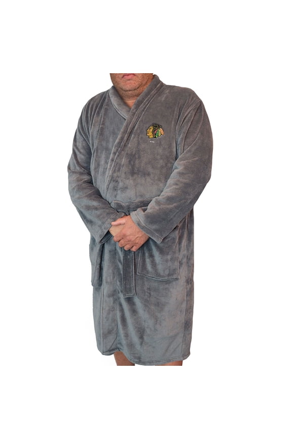 Men's ISlide Gray Chicago Blackhawks Boss Robe
