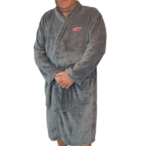Men's ISlide Gray Detroit Red Wings Boss Robe