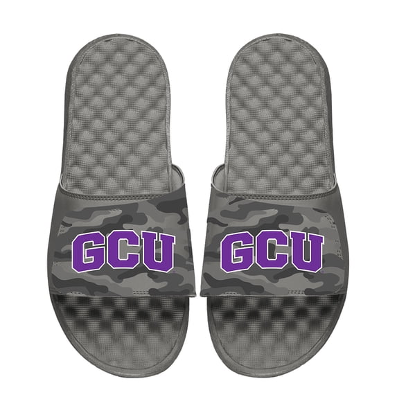 Men's ISlide Gray Grand Canyon Antelopes Camo Slide Sandals
