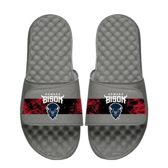Men's ISlide Gray Howard Bison Distressed Slide Sandals