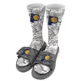 thumbnail image 1 of Men's ISlide Gray Indiana Pacers Camo Sock & Slide Bundle, 1 of 1