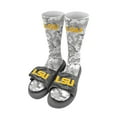 thumbnail image 1 of Men's ISlide  Gray LSU Tigers Camo Sock & Slide Bundle, 1 of 1