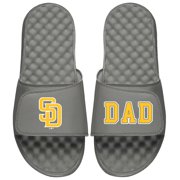 Mens ISlide Gray San Diego Padres Dad Slide Sandals