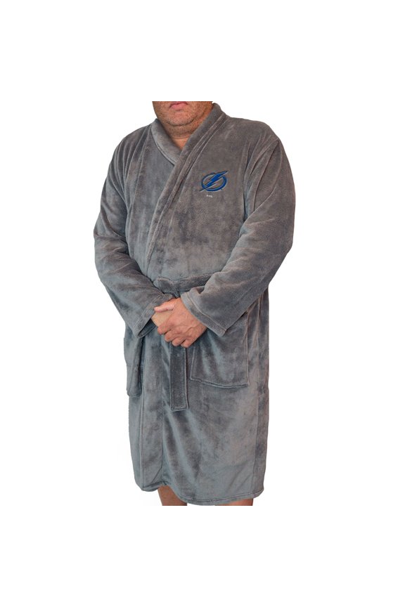 Men's ISlide Gray Tampa Bay Lightning Boss Robe