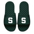 thumbnail image 1 of Men's ISlide Green Michigan State Spartans Letter Slide Sandals, 1 of 1
