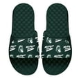 thumbnail image 1 of Men's ISlide Green Michigan State Spartans Mascot Collage Slide Sandals, 1 of 1
