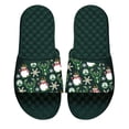 thumbnail image 1 of Men's ISlide Hunter Green Milwaukee Bucks Holiday Pattern Slide Sandals, 1 of 1