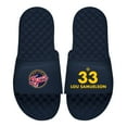 thumbnail image 1 of Men's ISlide Katie Lou Samuelson Navy Indiana Fever Logo Split Slide Sandals, 1 of 1