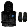 thumbnail image 1 of Men's ISlide Memphis Grizzlies Dad Robe & Slide Sandals Bundle, 1 of 1