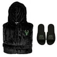 thumbnail image 1 of Men's ISlide Milwaukee Bucks Dad Robe & Slide Sandals Bundle, 1 of 1