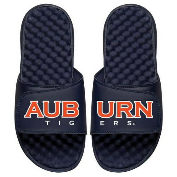 Men's ISlide Navy Auburn Tigers Split Slide Sandals