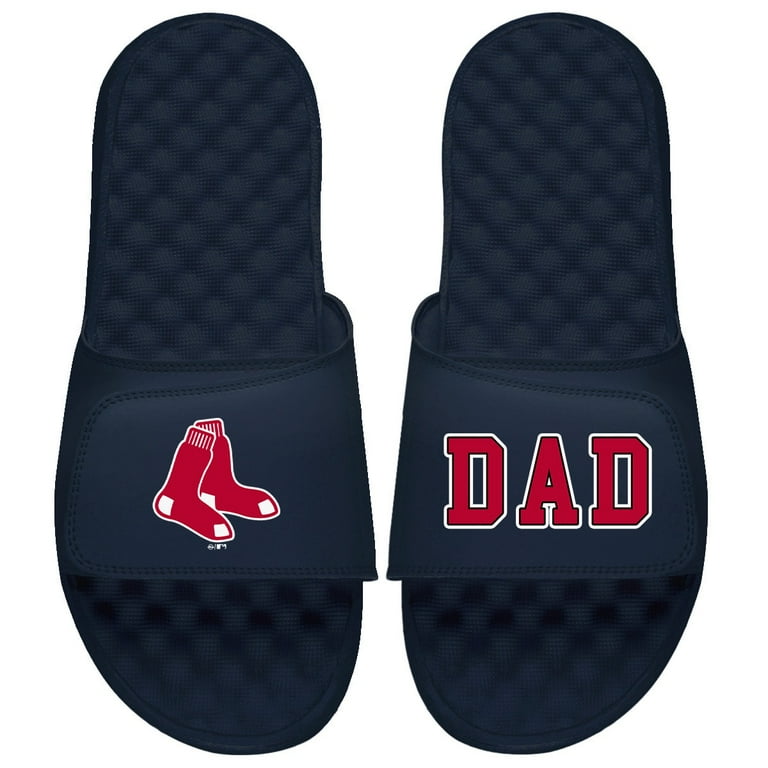 Men's ISlide Navy Boston Red Sox Dad Slide Sandals
